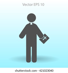 Pastor vector icon
