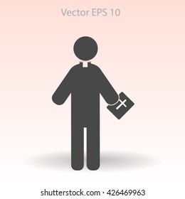 Pastor vector icon