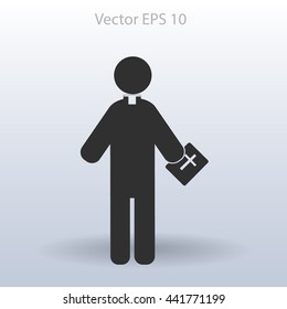 Pastor vector icon