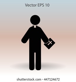 Pastor vector icon