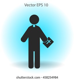 Pastor vector icon