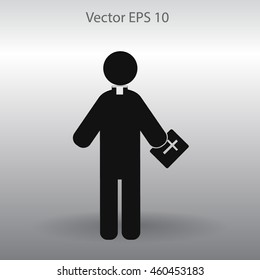 Pastor vector icon