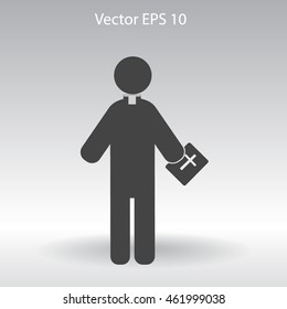 Pastor vector icon