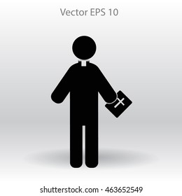 Pastor vector icon