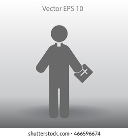 Pastor vector icon