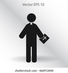 Pastor vector icon