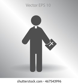 Pastor vector icon
