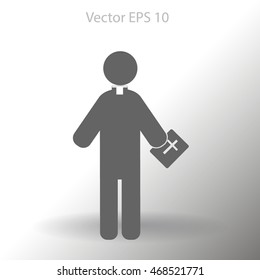 Pastor vector icon