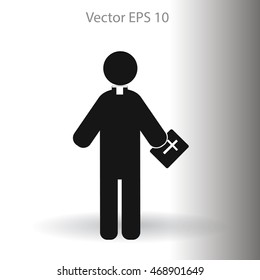 Pastor vector icon