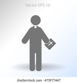 Pastor vector icon