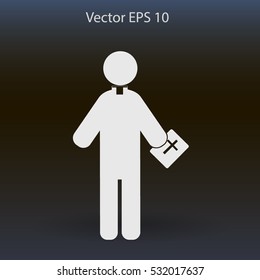 Pastor vector icon