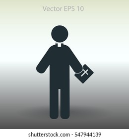 Pastor vector icon