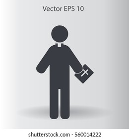 Pastor vector icon