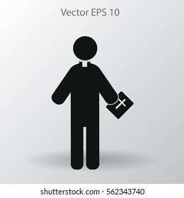 Pastor vector icon