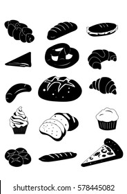 Pastries from a bakery