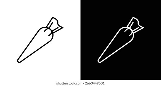 Pastry bag icon for Apps. Icon Design Template.