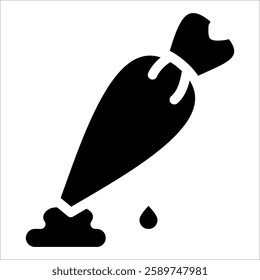 Pastry Bag Icon Element For Design
