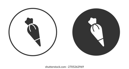 Pastry bag icon. Perfect for web and app interfaces, presentations, infographics