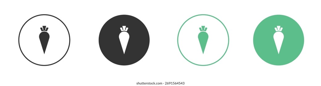 Conjunto de ícone de saco de massa. para conceito móvel e web design.