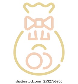 Konditorbeutel-Symbol für Web, App, Infografik usw.