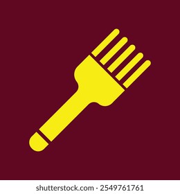 Pastry Brush trendy artwork delightful abstract vector illustration colorful applied design.eps