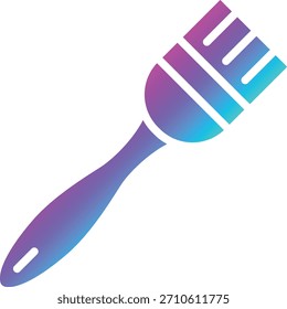 Pincel de massa Ícone de vetor Design Ilustração
