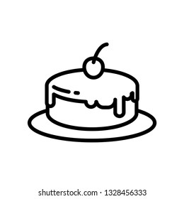 pastry, cake icon