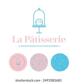 pastry chef logo, tea room, event caterer