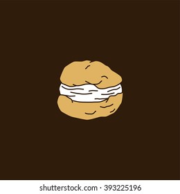 pastry choux - cream puffs theme