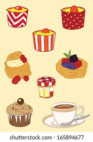 Pastry, Cupcakes and Tea