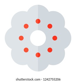 pastry dessert flat icon