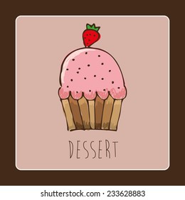 pastry graphic design , vector illustration