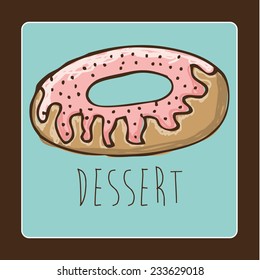 pastry graphic design , vector illustration