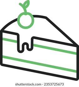 Pastry Icon image. Suitable for mobile application.