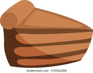 Pastry, illustration, vector on white background