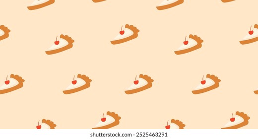 pastry seamless pattern with cakes. cookie pattern background. cake pattern background. cake background.