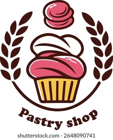 Logotipo de pastelaria design art