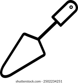 Pastry spatula vector icon. Replaceable vector design.