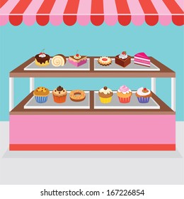 Pastry stall