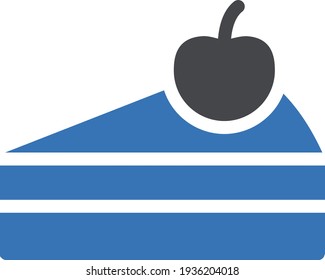 pastry vector glyph colour icon
