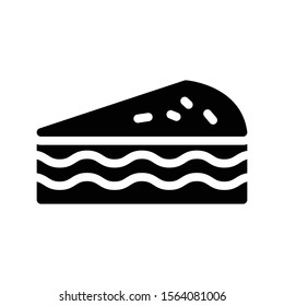pastry vector glyph flat icon 
