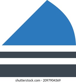 ilustración vectorial de pastelería aislada en un fondo transparente. iconos vectoriales de glifo para el concepto o gráficos web.
