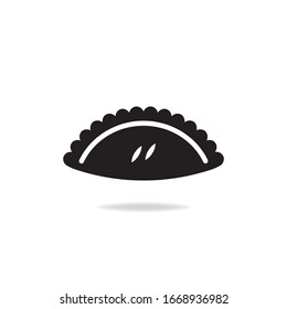 Pasty icon design isolated on white background. Vector illustration