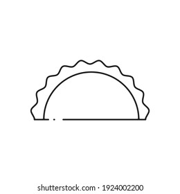 Pasty icon design isolated on white background