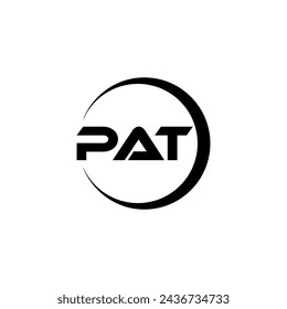 PAT Letter Logo Design, Inspiration for a Unique Identity. Modern Elegance and Creative Design. Watermark Your Success with the Striking this Logo.