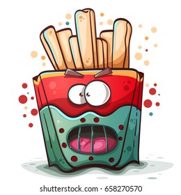 Patato- hannibal cartoon characters, horror and fear illustration