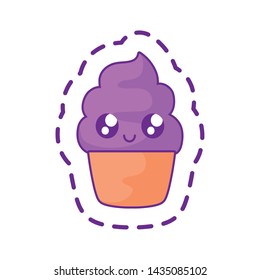 patch of delicious cupcake kawaii