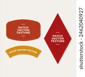 Patch Embroidery Vector Texture Set Of 3 By Agxng
