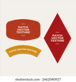 Patch Embroidery Vector Texture Set Of 3 By Agxng