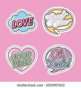 patch fashion denim